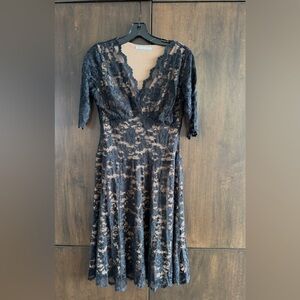 CABI BLACK LACE COCKTAIL DRESS